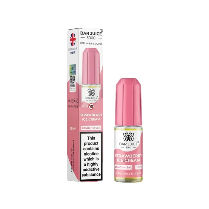 Bar Juice 5000 Strawberry Ice Cream Nic Salt