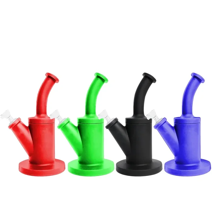 Barrel Shaped 9″ Silicone Bong
