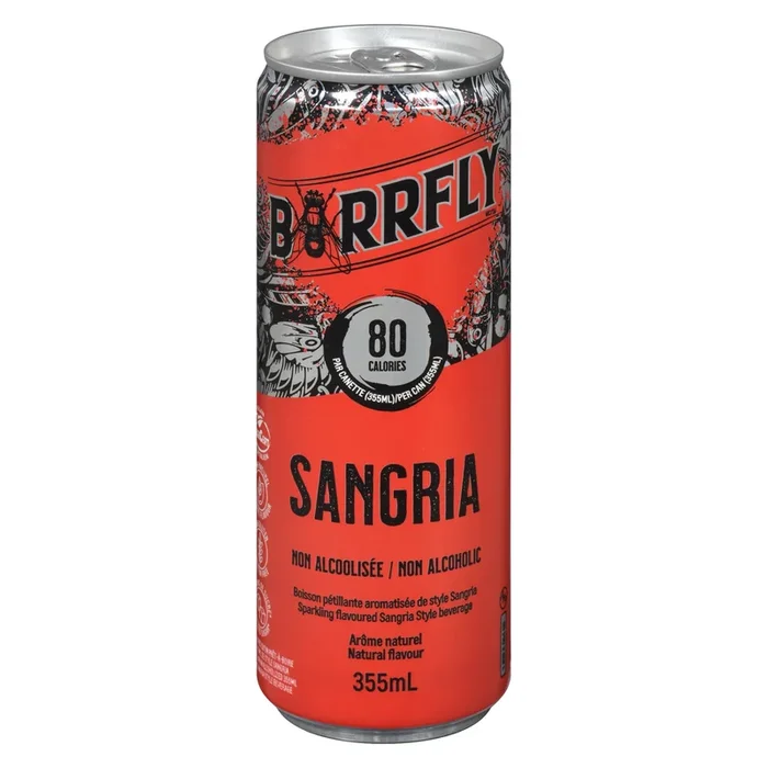 Barrfly Sparkling Sangria Style Beverage, 355 ml