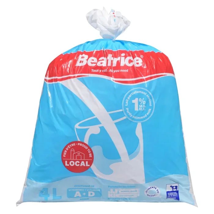 Beatrice Fresh Skim Milk 1% M.F. – 4L