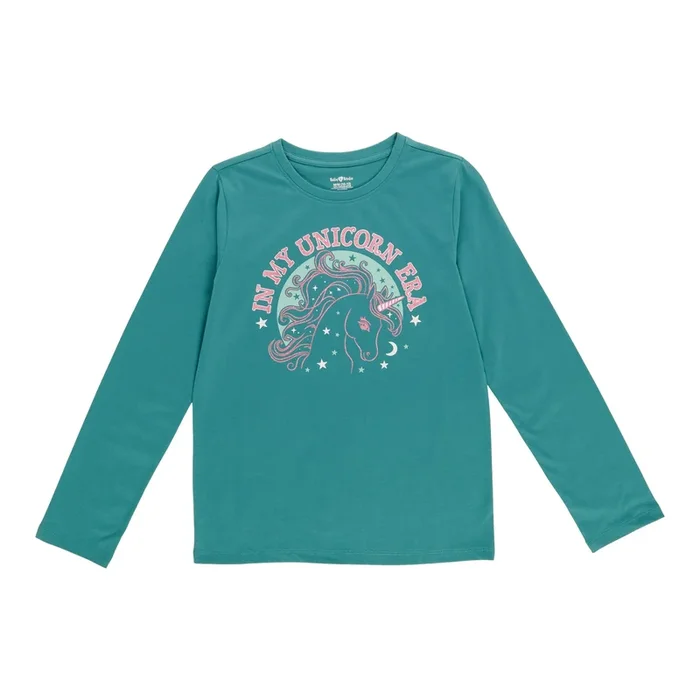 BELLA & BIRDIE Girls’ Autumn Flair Long Sleeve Printed T-Shirt