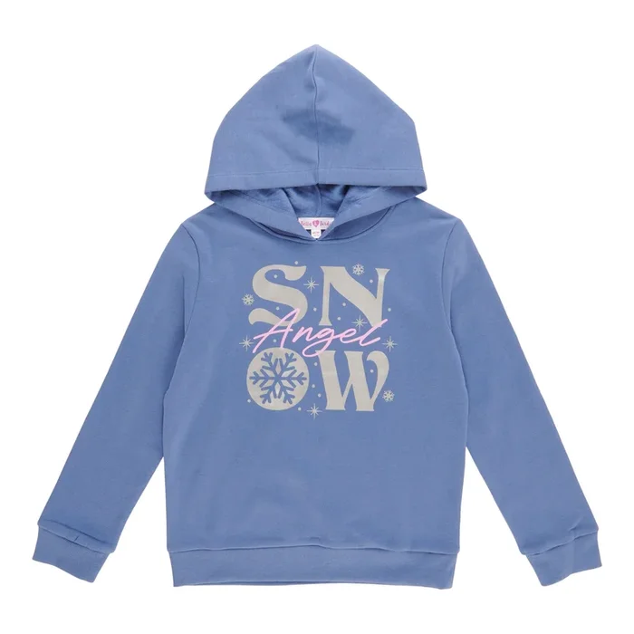 BELLA & BIRDIE Girls’ Winter Wonderland Popover Hoodie