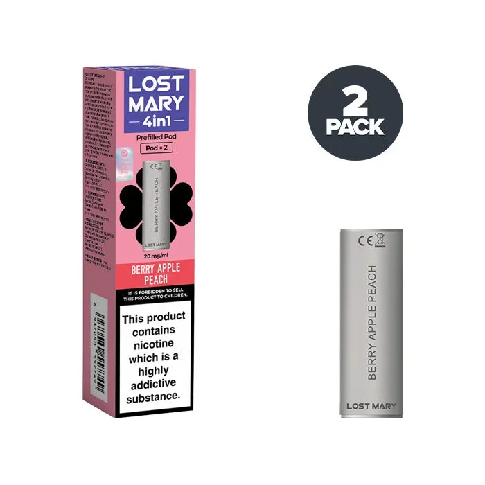 Berry Apple Peach Lost Mary 4in1 Pods
