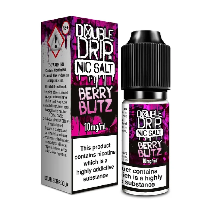 Berry Blitz Nic Salt E-Liquid by Double Drip