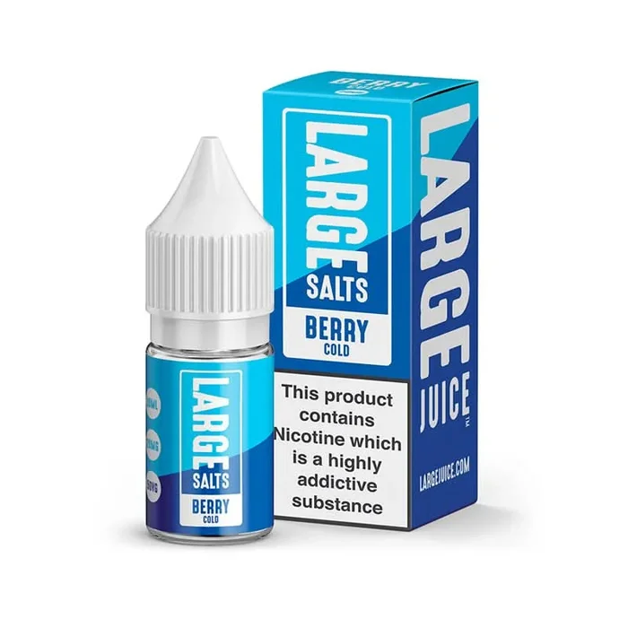 Berry Cold Nic Salt E-liquid by Large Juice 10ml