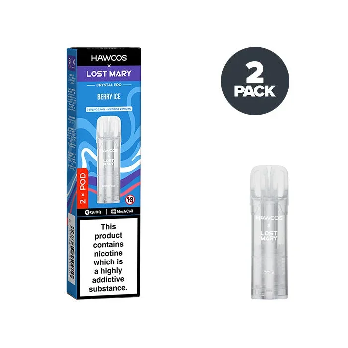 Berry Ice Hawcos X Lost Mary Crystal Pro Prefilled Pods