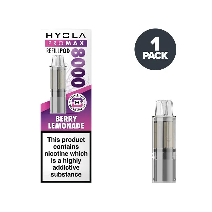 Berry Lemonade Hyola Pro Max 8000 Prefilled Pods