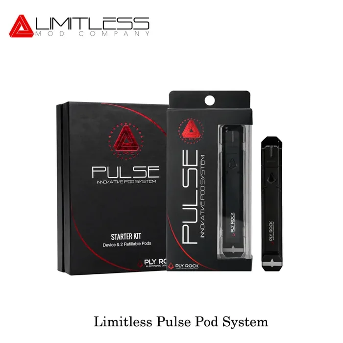 Best Gift Electronic cigarette Limitless Pulse Pod System Vape Pen 2ml pod system 8W 380mah Stop smoking E Cigarettes Cartridge