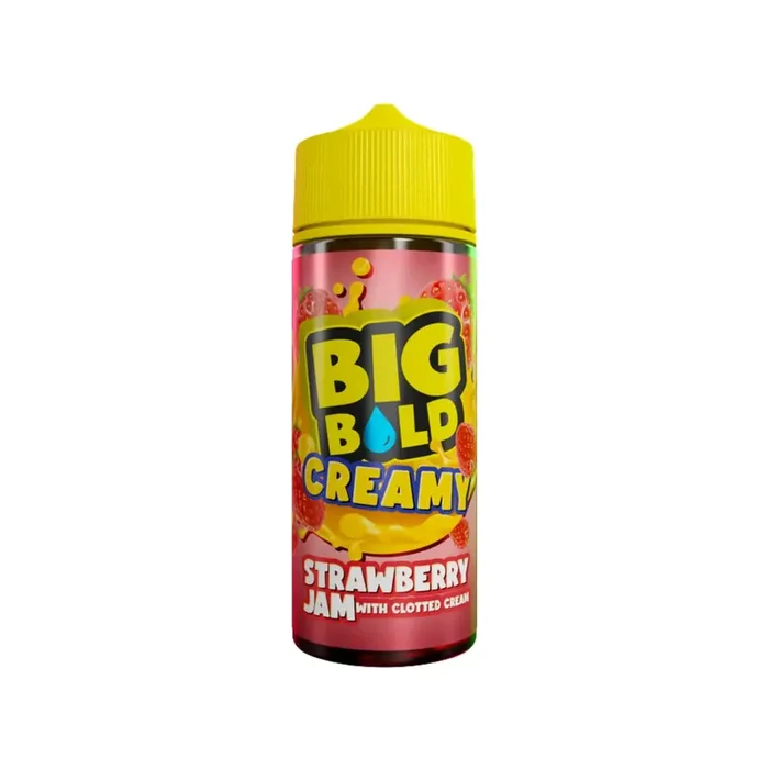 Big Bold Creamy Strawberry Jam with Clotted Cream 100ml Shortfill