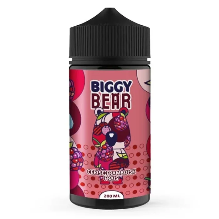 BIGGY BEAR Cerise Framboise Frais – E-liquido 200ml