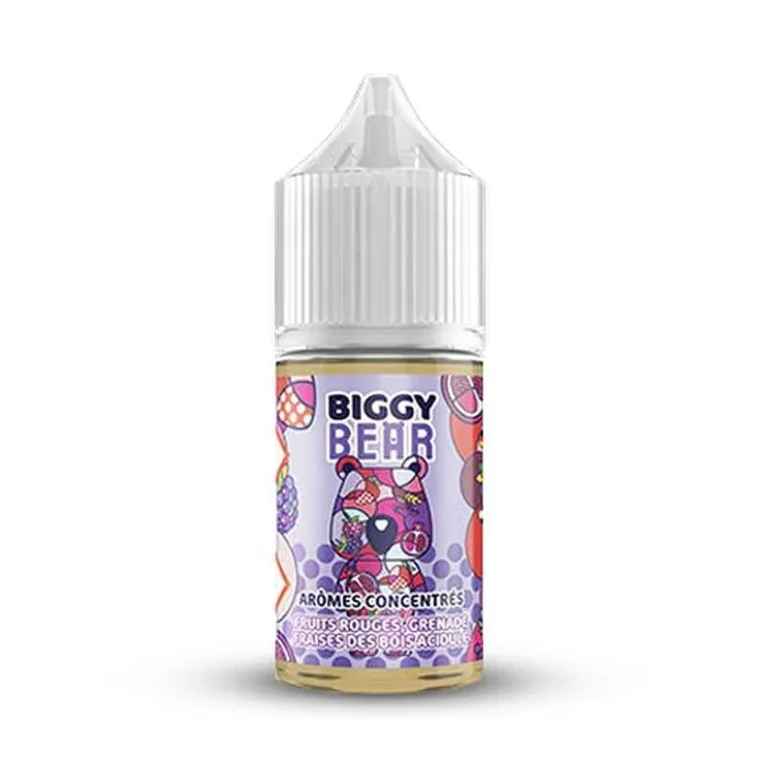 BIGGY BEAR Fruits Rouges & Grenade & Fraise des Bois – Aroma 30ml