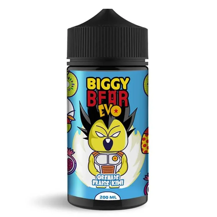 BIGGY BEAR Grenade Fraise Kiwi – E-liquido 200ml