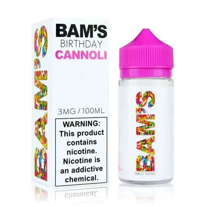 Birthday Cannoli E-Liquid by Bam’s Cannoli