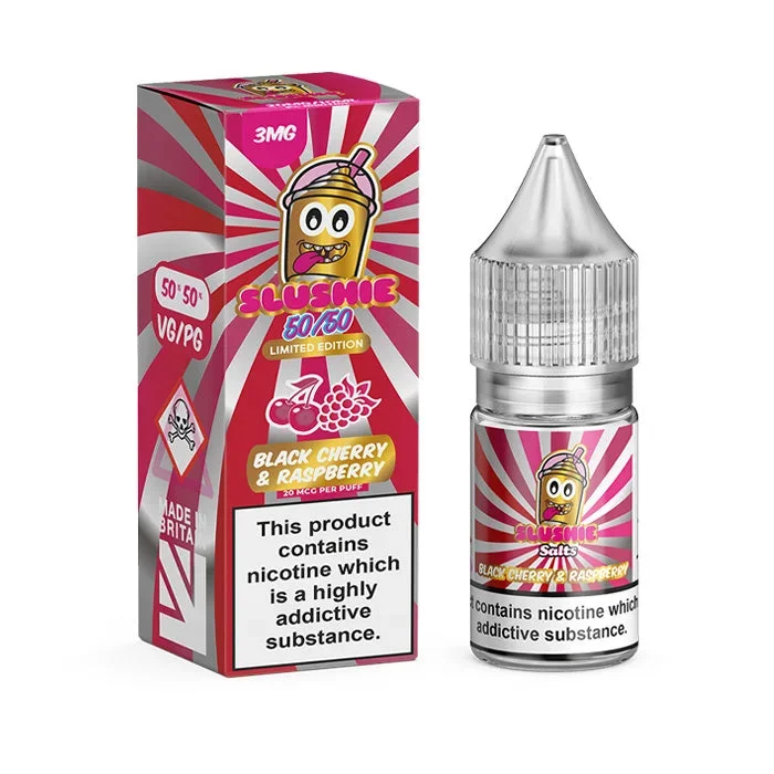 Black Cherry & Raspberry 10ml E-Liquid by Slushie 50/50