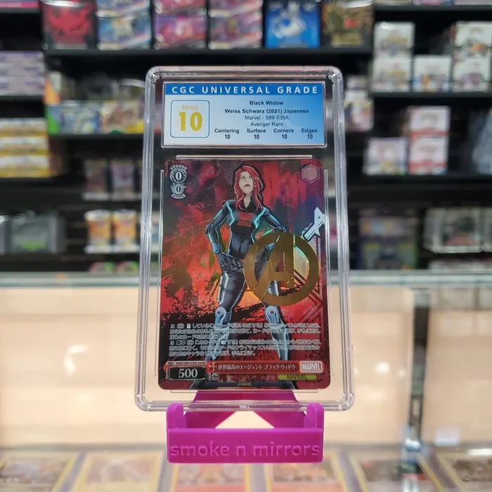 Black Widow – Weiss Schwarz Marvel Avenger Rare: CGC Perfect 10