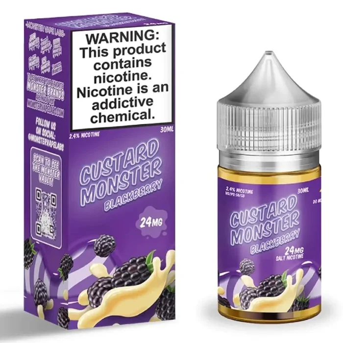 Blackberry – Custard Monster Synthetic Salt 30mL