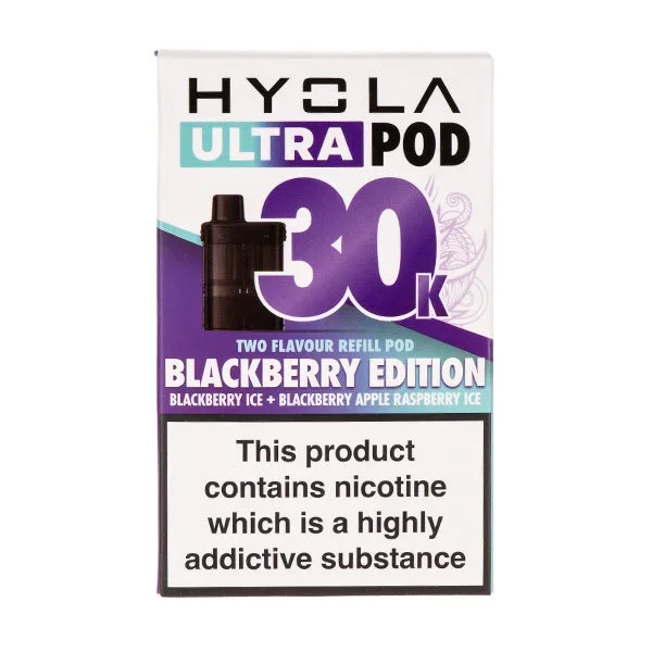 Blackberry Edition Ultra 30k Prefilled Pods by Hyola