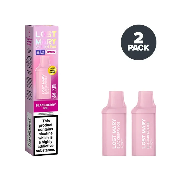 Blackberry Ice Lost Mary BM600 Prefilled Pods