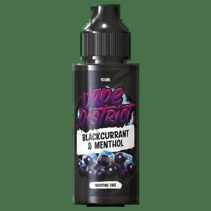 Blackcurrant & Menthol by Vape District 100ml