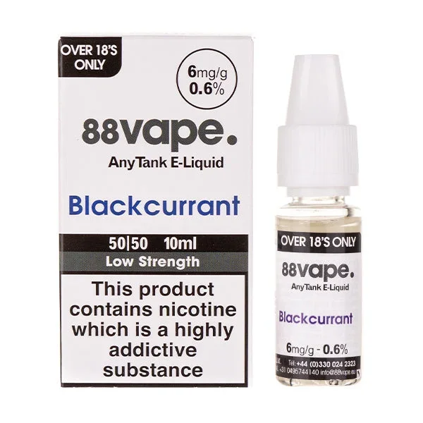 Blackcurrant 50/50 E-Liquid by 88Vape