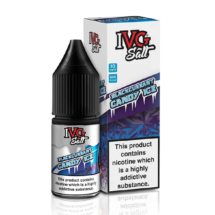 Blackcurrant Candy Ice Nic Salt E-Liquid by IVG
