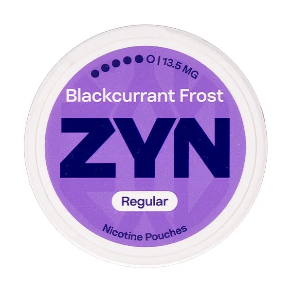 Blackcurrant Frost Regular Nicotine Pouches by Zyn