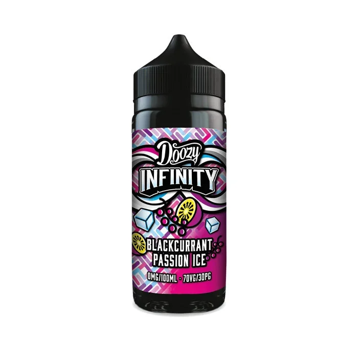 Blackcurrant Passion Ice 70/30 100ml Shortfill E-Liquid by Doozy Infinity