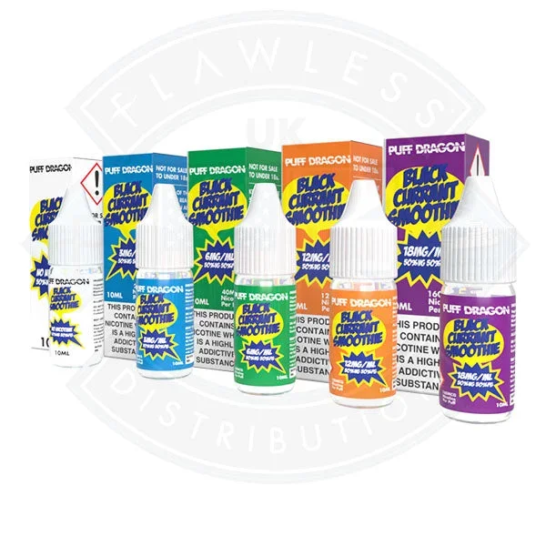 Blackcurrant Smoothie by Puff Dragon TPD Compliant – 10ml