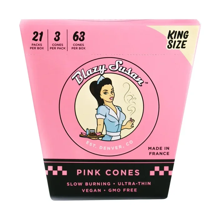 Blazy Susan Pink Pre Rolled Cones