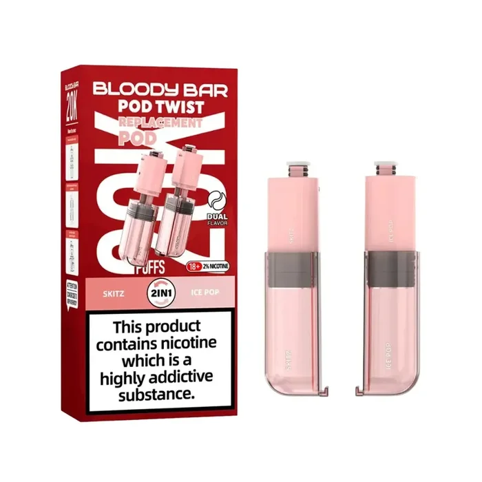 Bloody Bar Pod Twist 20K Skitz / Ice Pop Refill Pod