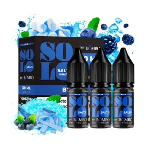 Blue 3x10ml – Solo Salts (Bombo)
