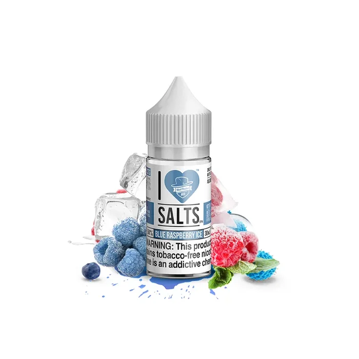 Blue Raspberry Ice Salt by Mad Hatter EJuice 30ml