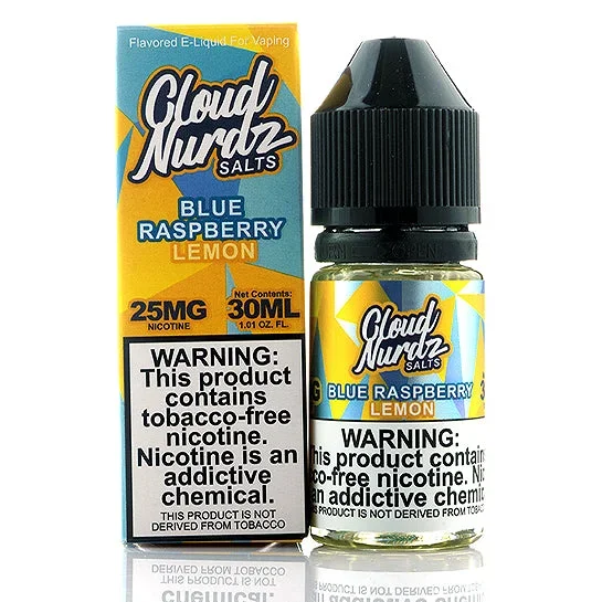 Blue Raspberry Lemon Salt – Cloud Nurdz E-Juice