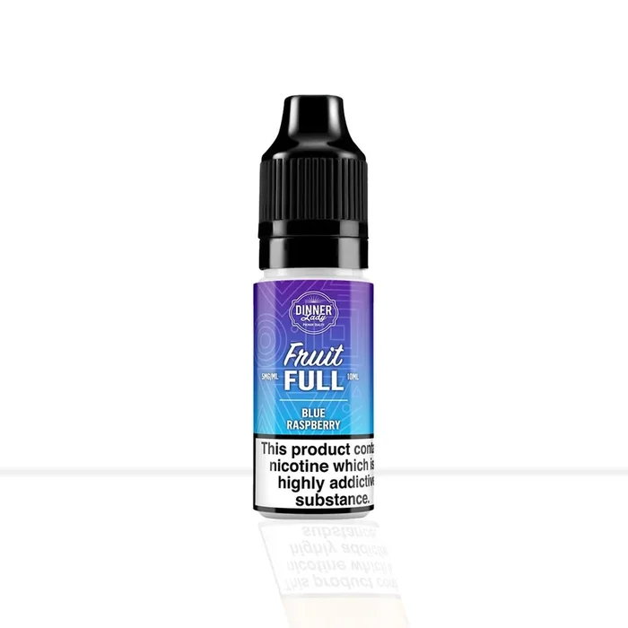 Blue Raspberry Nic Salt E-Liquid Dinner Lady Fruit Full Bar Salts
