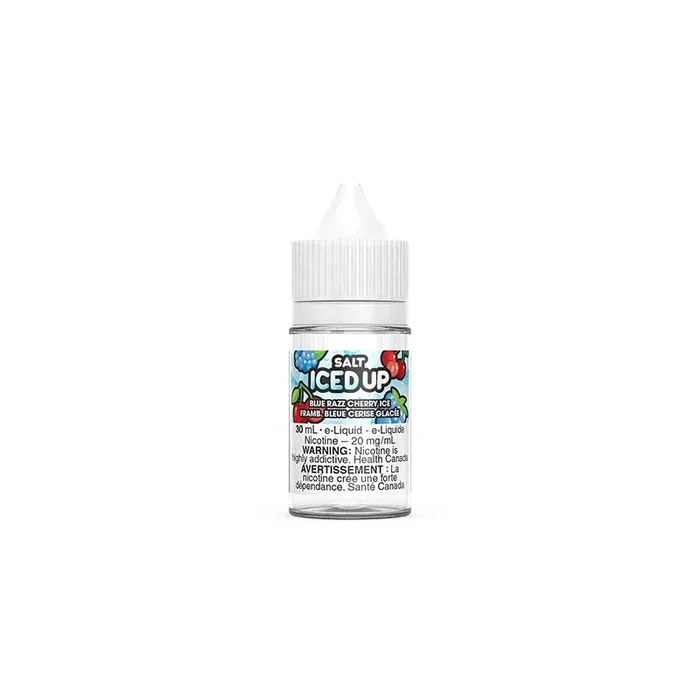 Blue Razz Cherry Ice by Iced Up Salt Juice (ON)