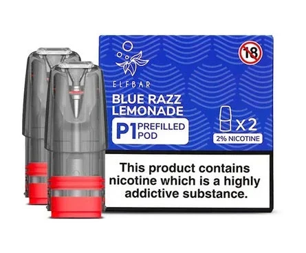 Blue Razz Lemonade Elf Bar Mate P1 Prefilled Pod