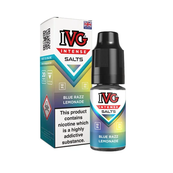 Blue Razz Lemonade Nicotine Salt by IVG Intense