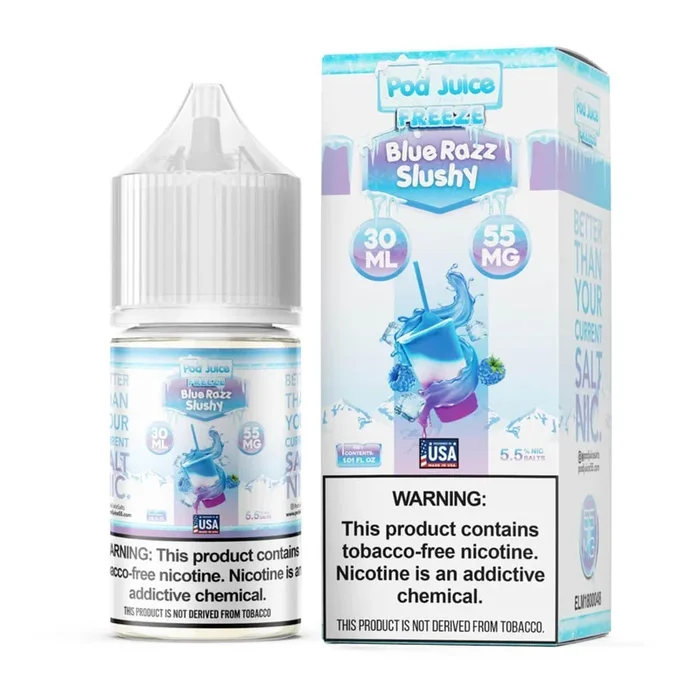 Blue Razz Slushy Freeze – POD Juice Salt 30mL