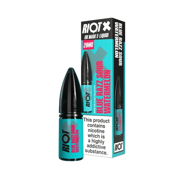 Blue Razz Sour Watermelon Nic Salt by Riot X