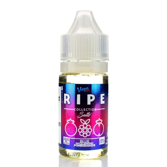 Blue Razzleberry Pomegranate by Vape 100 Ripe Collection Salts 30mL