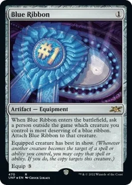 Blue Ribbon (Galaxy Foil) (470) (UNF)