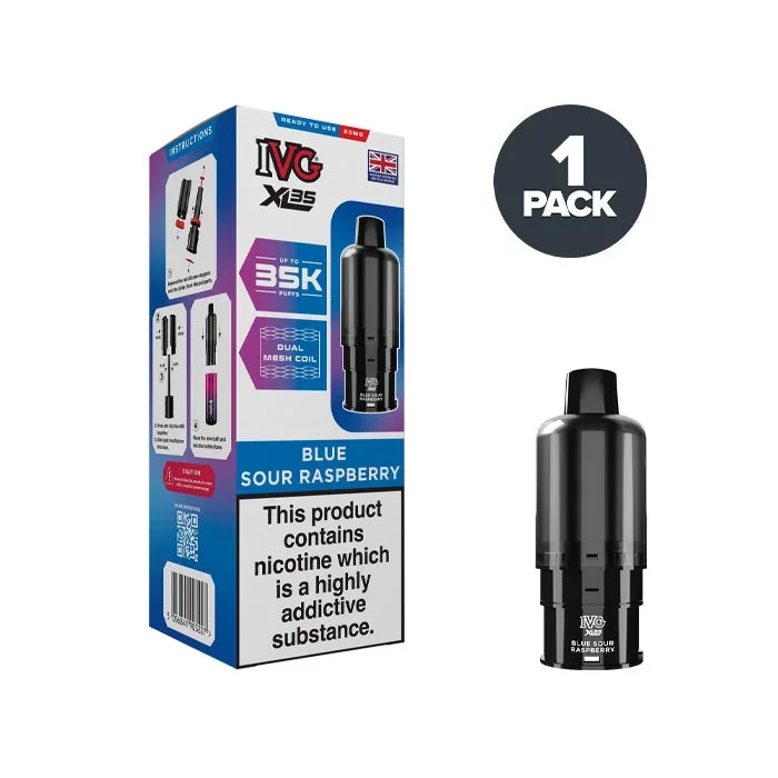 Blue Sour Raspberry IVG XL35 Prefilled Pods