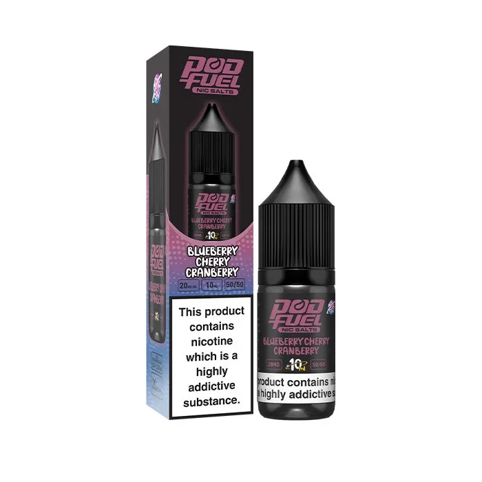 Blueberry Cherry Cranberry 10ml Nic Salt E-Liquid by Pod Fuel