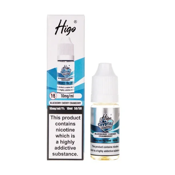 Blueberry Cherry Cranberry Crystal Nic Salt E-liquid by Higo