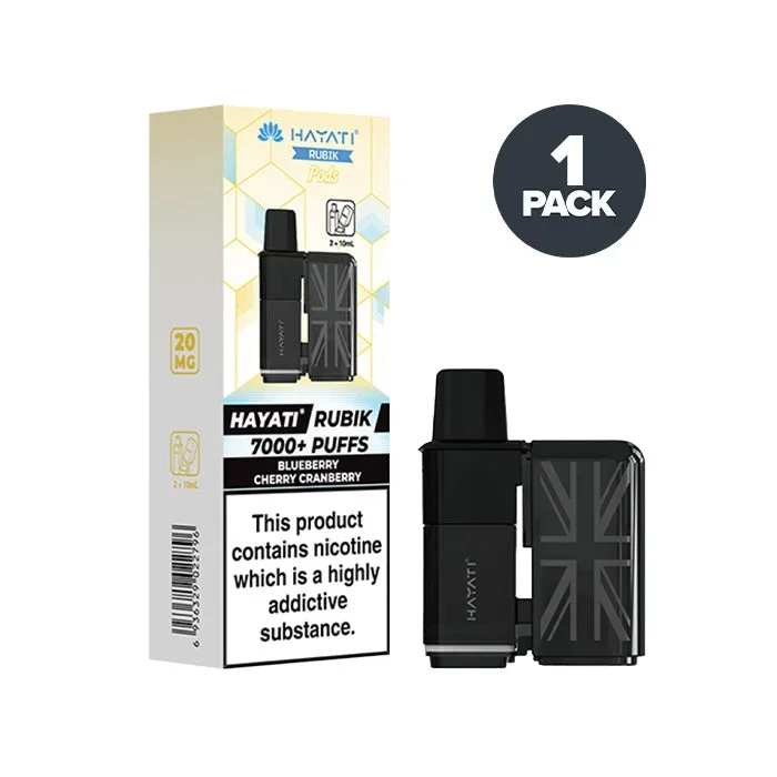 Blueberry Cherry Cranberry Hayati Rubik 7000 Prefilled Pods