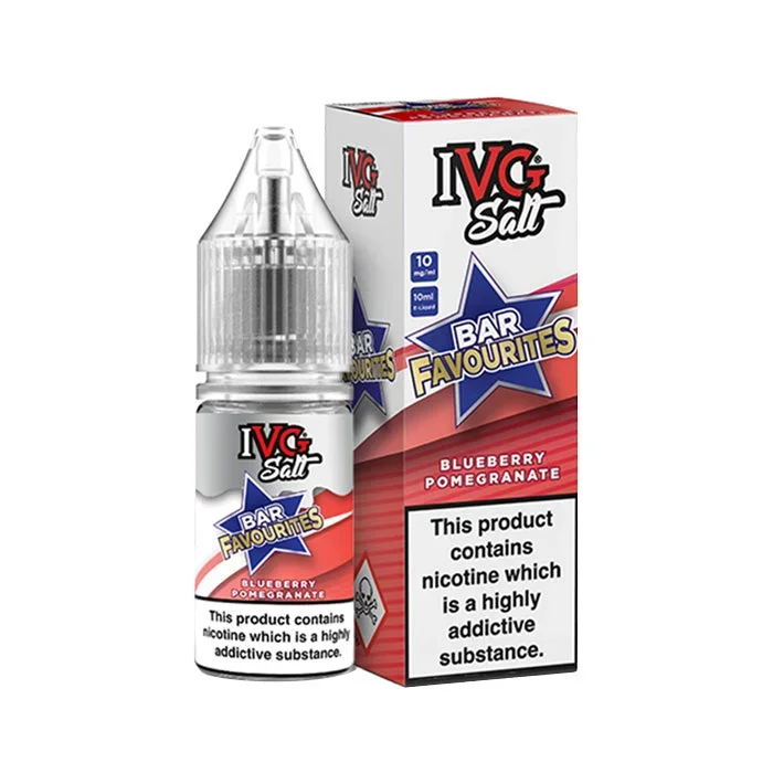Blueberry Pomegranate 10ml Nic Salt E-Liquid by IVG Bar Favourites