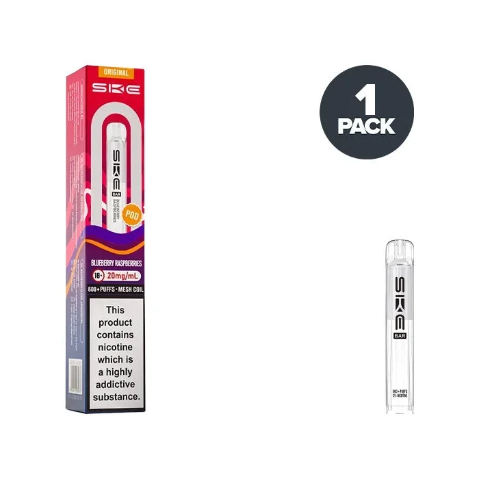 Blueberry Raspberries SKE Bar 600 Prefilled Pods