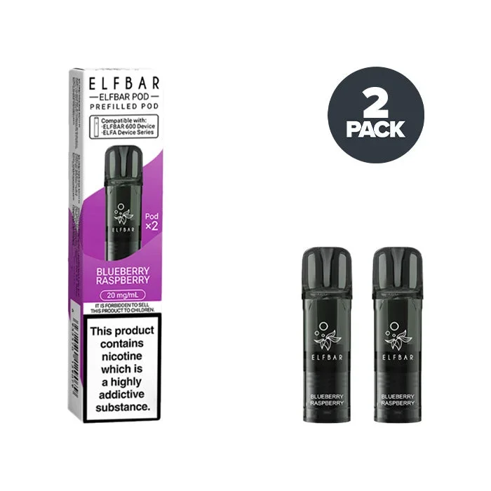 Blueberry Raspberry Elf Bar 600 Prefilled Pods