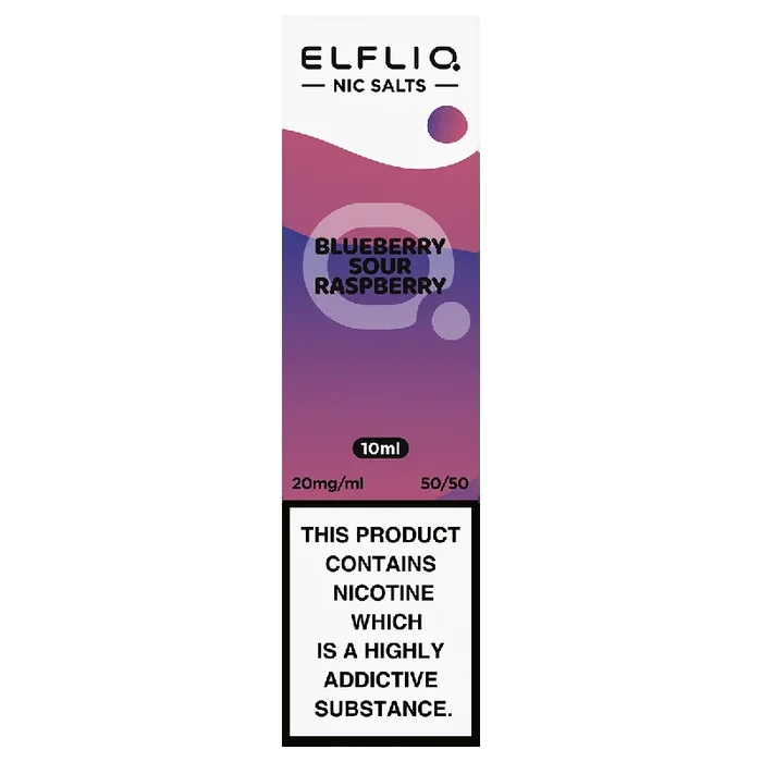 Blueberry Sour Raspberry Elfliq Nic Salt by Elfbar – 10ml