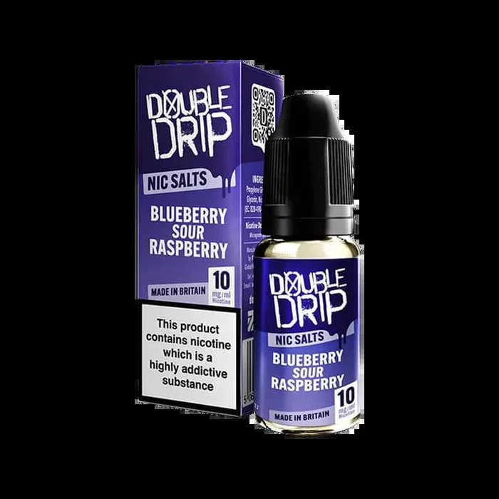 Blueberry Sour Raspberry Nic Salt by Double Drip